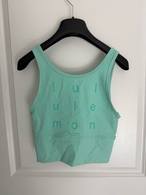 Lululemon Mint Green Cropped Athletic Tank